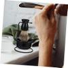 BESTYASH Men's Beard Grooming Kit 1 Set of Wear-resistant Shave Brush Convenient Shaving Bowl Metal Razor Stand for Professional Shaving view 4
