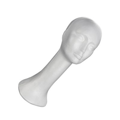 ELAYARD Mannequin Head for Wigs and Hats Display Smooth Surface Headdress Stand for Home Salon and Travel Use for Wig Drying and Decoration Tall