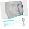 ELAYARD Mannequin Head for Wigs and Hats Display Smooth Surface Headdress Stand for Home Salon and Travel Use for Wig Drying and Decoration Tall view 2