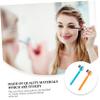 Ipetboom Stainless Steel Eyebrow Razors Kit 6-Piece Set with Eyebrow Brush and Comb Precision Face Shavers for Women view 2