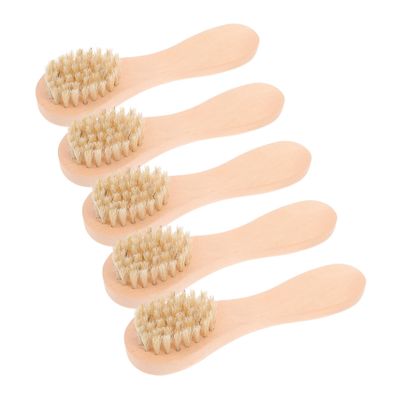DONFAMDS 5Pcs Soft Bristle Facial Brush for Deep Cleansing Gentle Skin Care Scrubber for Men Women Premium Quality Face Cleaning Tools for Radiant Skin