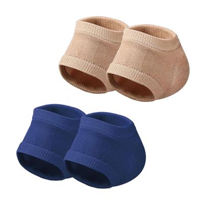 ELAYARD Cracked Heel Socks for Women and Men 2 Pairs of Toeless Heel Covers for Dry Cracked Feet for Daily Use