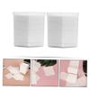 DEARMAMY 2sets 2 Boxes Nail Clean Wipe Cleaning Cotton Pads for Eyelash Glue Per Box Essential Manicure Tool for Personal Salon Use Soft Non Woven 2boxes*2 view 2
