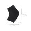 Beavorty 4pairs Crack Moisturizing Gel Socks for Dry Cracked Heels Toeless Design Softens Horniness for Long and High Heel Wearers Comfortable view 2