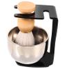 DECORNIJIA 1set Beard Care Kit Shaving Bowl Shave Brush and Stand Complete Grooming for Men and Easy to Clean for Daily Use and Professional Barber Care view 1