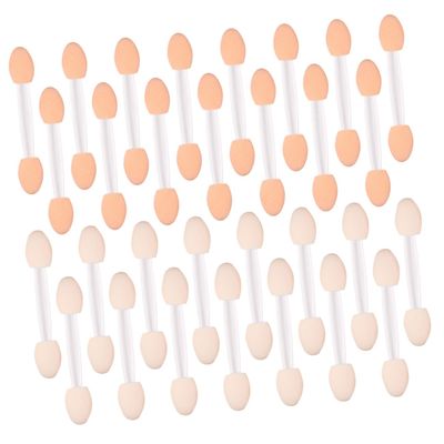 ELAYARD 30Pcs Double Ended White Eyeshadow Brushes for Women Versatile Makeup Applicators for Travel Daily Use Parties and Festivals Smooth Surface for Easy Eye Shadow