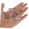 Beavorty 3pcs Empty Makeup Palette Box Organizer Round Lid Shimmering Eye Shadow Case Refillable Lipstick Blush Container view 3