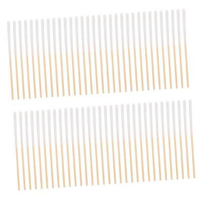 DONFAMDS 300PCS Thick Bamboo Cotton Swabs Pointed Tips for Makeup and Beauty Care Professional Portable Swabs for Eyeliner Personal Care and Household Use