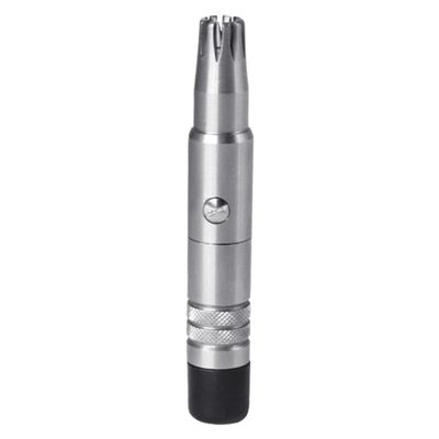 ARTSEWPLY Manual Nose Hair Trimmer for Men Women Nose Hair Clippers Cleaning Trimming Tool Quality Blade Silver