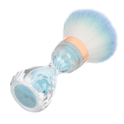 Healeved Nail Dust Brush for Makeup and Nail Art Soft Bristle Cleaner Tool for Efficient Powder Removal Compact for Home and Salon Use
