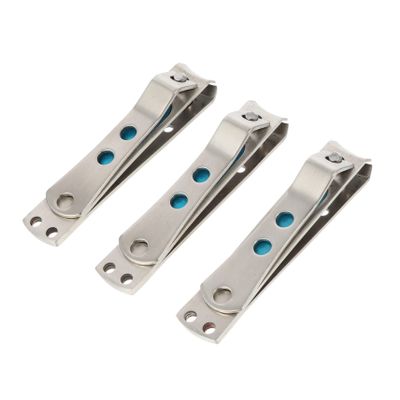 Beaupretty 3pcs Stainless Steel Fingernail Clipper Nail Care Cutter for Professional and Home Use Ergonomic Skid Handle for Precision Trimming