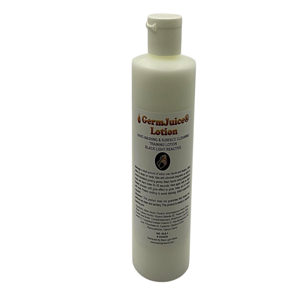 Black Light World Germ Training Lotion 8 Ounce