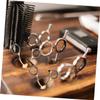 OATIPHO 7pcs Stainless Steel Hair Cutting Scissors Set Barber Comb Hairdressing Tools Kit view 3