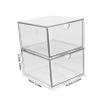 Angoily 2pcs Extra Large Makeup Skincare Storage Box Drawers Acrylic Countertop Organizer Vanity Table Accessory view 2