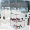 Angoily 2pcs Extra Large Makeup Skincare Storage Box Drawers Acrylic Countertop Organizer Vanity Table Accessory view 4