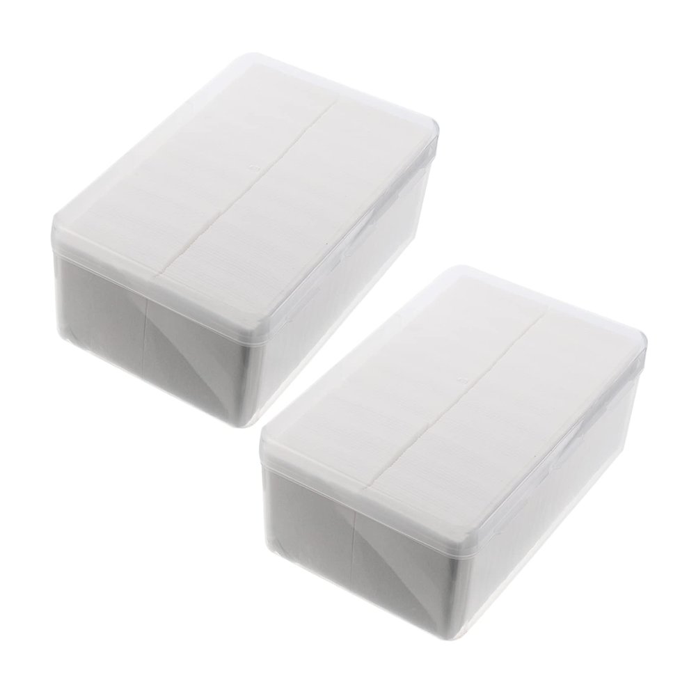 LIFKOME Disposable Makeup Remover Pads 2000pcs Non-Woven Facial Cleaning Wipes for Skin Types Soft Absorbent Daily Use