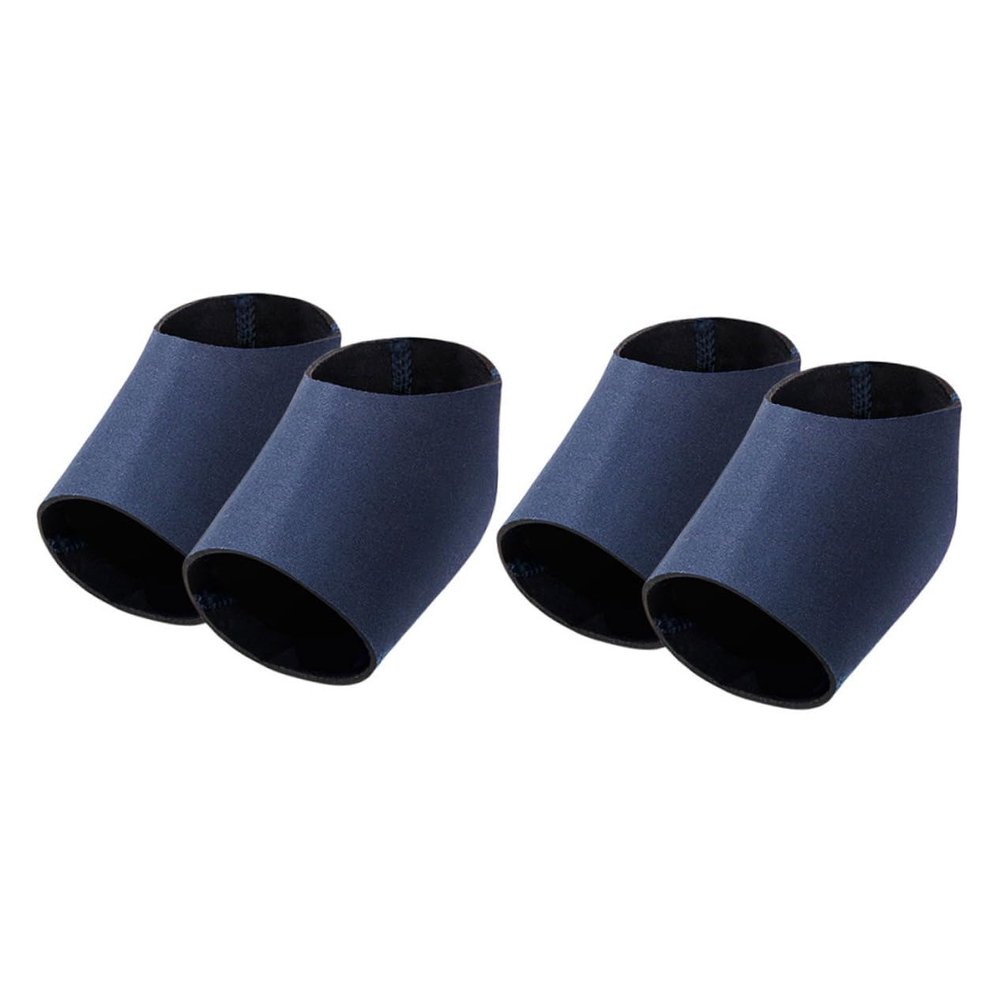 BATHVEVE 2Pairs Reusable Heel Socks Elastic Foot Sleeves for Cracked Heels Portable Moisturizing Foot Protectors Unisex Design for Dry Skin Care