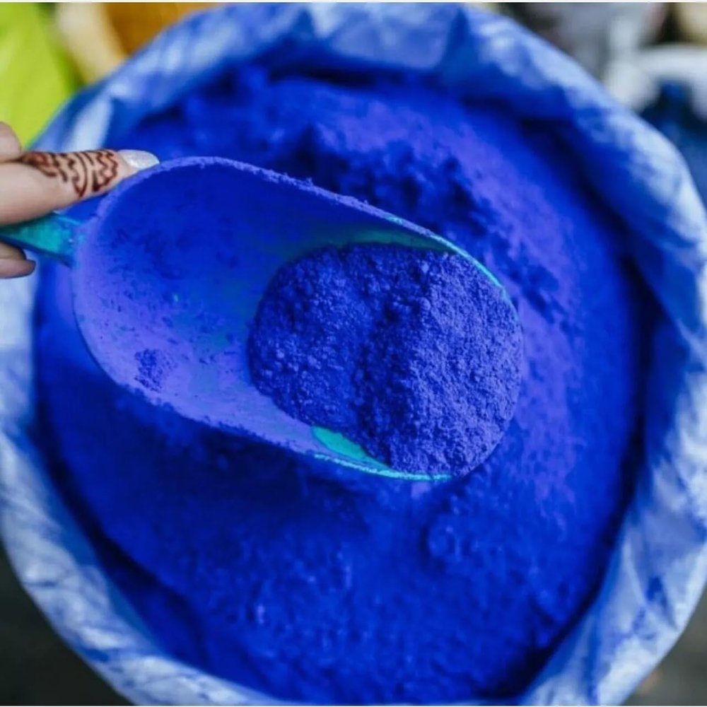 100% Authentic Moroccan Blue Nila Powder For Natural Skin & Mask for Face & Body (3.5 oz / 100 g)  