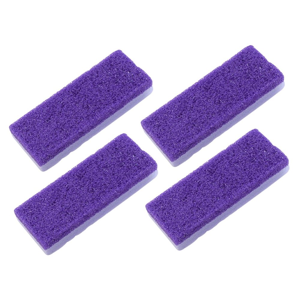 LALADEFIEE 4pcs Ergonomic Foot Pumice Stone Tool for Callus Shaver Foot Scrub Care Portable