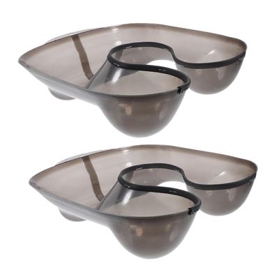 Healeved 2pcs Hair Stylist Essentials Hairdressing Medicine Tray Hair Perm Neck Rest