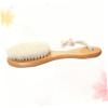 Hair Brush and Comb for Newborn, Wool Nylon Scalp Massager view 4