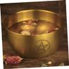 GLEAVI Shaving Bowl for Men Stainless Steel Shaving Mug Multi Functional Aromatherapy Ritual Candle Holder Design with Decoration present Occasion view 3