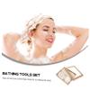 OATIPHO 4pcs Bath Towel Rubbing Bath Tools Face Brush Supplies Scrubbing Kit Multifunctional for Bathing Supplies view 3