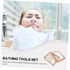 OATIPHO 4pcs Bath Towel Rubbing Bath Tools Face Brush Supplies Scrubbing Kit Multifunctional for Bathing Supplies view 4