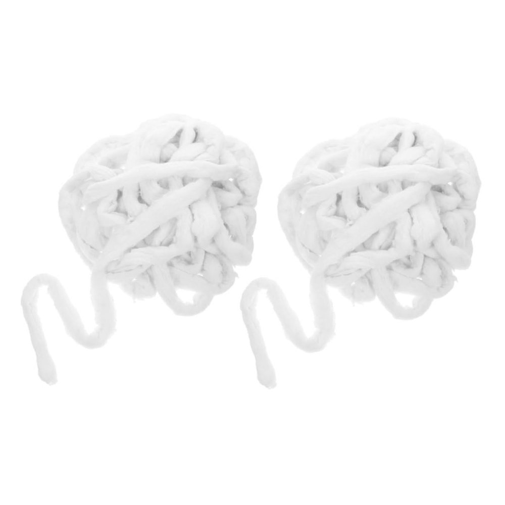 FRCOLOR 2 Pack Hair Perm Cotton Rolls Soft Absorbent Cotton Strips for Salon Home Use Single Use Hairdressing Rolls with Convenient Wrap for Manicures Pedicures