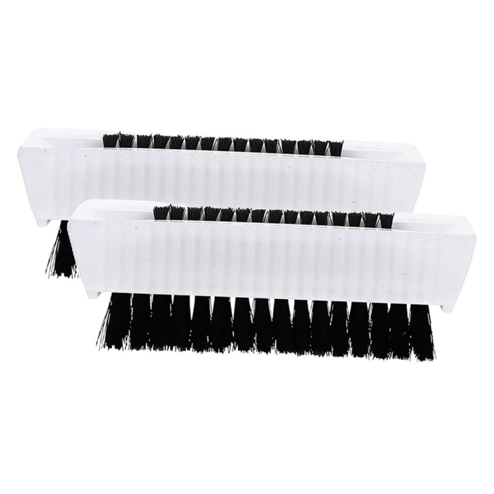 ARTSEWPLY 2Pcs Nail Scrub Brush Two Sided Fingernail Cleaning Brush for Daily Use Portable Durable Design for Home Travel Salon