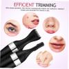 FRCOLOR Electric Eyebrow Trimmer with Replaceable Heads Removal for Women and Men Painless Facial Razor for Eyebrows Nose and Lip Hair Ergonomic Grip Design view 4