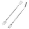 LOLIPPYY Stainless Steel Tool 2-Piece Set for Facial Cleansing and Pore Extraction Miniature Scraper for Men and Women Effective Skin Care Tools view 1