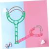 Outanaya 2Pcs Spring Facial Hair Remover Epilator Tool for Women Manual Threading Device for Upper Lip and Chin Portable Hair Removal Random Pattern Design view 2