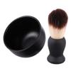 SHERCHPRY 2pcs Beard Brush Set with Shaving Bowl for Men Soft Brush for Lathering and Exfoliating Portable Grooming Kit for Travel for Facial Care and Comfortable Shaving Experience view 1