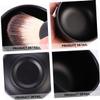 SHERCHPRY 2pcs Beard Brush Set with Shaving Bowl for Men Soft Brush for Lathering and Exfoliating Portable Grooming Kit for Travel for Facial Care and Comfortable Shaving Experience view 3