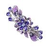 OFFIGAM Rhinestones Hair Clip Elegant Spring Hair Barrettes for Women 2-Piece Set Crystal Ponytail Holders for Weddings and Parties view 1