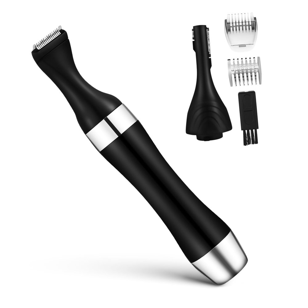 Healvian Electric Eyebrow Trimmer for Women Portable Remover with Replaceable Heads Efficient Facial Hair Shaper for Eyebrows Nose Painless Easy to Use