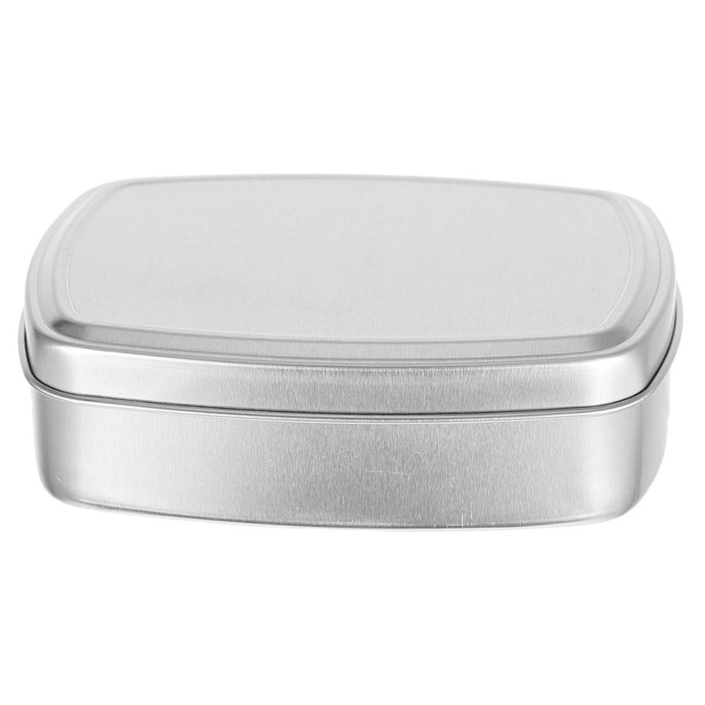 Hemobllo Food-Grade Aluminum Soap Box Portable Travel Soap Case Lid Leakproof Holder for Camping Gym and Bathroom