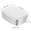Hemobllo Food-Grade Aluminum Soap Box Portable Travel Soap Case Lid Leakproof Holder for Camping Gym and Bathroom view 2