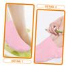 CTIRCHIU 3pairs Moisturizing Gel Socks for Dried Feet Care Softening Spa Socks for Cracked Heels for Nighttime Foot Treatment and view 2