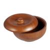Vaguelly Men's Shaving Bowl with Lid Wooden Shaving Cream Bowl for Grooming Kits and Personal Care view 1