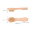 ARTSEWPLY Soft 5pcs Wooden Handle Facial Brush Set Exfoliating Skin Care Tools for Women and Men for Daily Cleansing and Exfoliation view 2