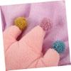 Ipetboom Boy Girl's Cute Cartoon Coral Fleece Hair Drying Cap Super Absorbent Towel Wrap for Wet Hair Fun Crown Design for Boy Girl Easy to Use and Quick-Drying Wrap view 3
