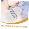 Beavorty 20pcs Exfoliating Bath Gloves Double-sided Shower Gloves for Body Scrubbing Exfoliating Bathing for Neck Shoulder Feet view 2