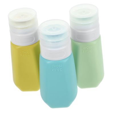 Hemobllo 2sets 3pcs Travel Toiletry Bottles Squeeze Containers for Shampoo Conditioner Body Wash Lightweight Leak Design for Easy Carrying and Use 3pcs*2