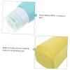 Hemobllo 2sets 3pcs Travel Toiletry Bottles Squeeze Containers for Shampoo Conditioner Body Wash Lightweight Leak Design for Easy Carrying and Use 3pcs*2 view 3