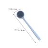 HAKIDZEL Silicone Back Scrubber with Long Handle Double-Sided Exfoliating Bath Brush for Body Cleaning Soft Bristle Shower Tool for Men and Women view 2