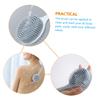 HAKIDZEL Silicone Back Scrubber with Long Handle Double-Sided Exfoliating Bath Brush for Body Cleaning Soft Bristle Shower Tool for Men and Women view 4