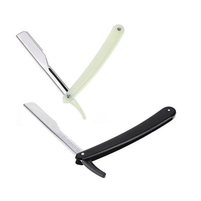 CTIRCHIU 2pcs Vintage Manual Razor for Men Hair Barber Accessories Face Beard Trimmer