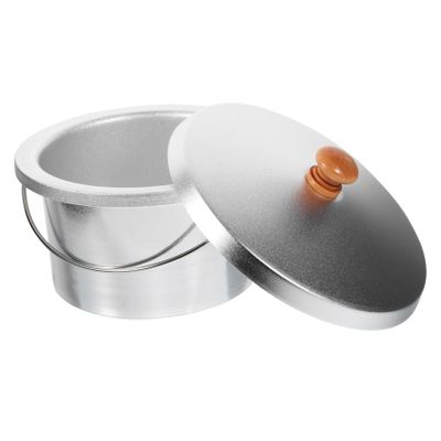 Amosfun 2-Piece Wax Melting Pot Set with Lid 600CC Capacity Dual Wax Heater Pot Sturdy Melting Container for Hair Removal for Home